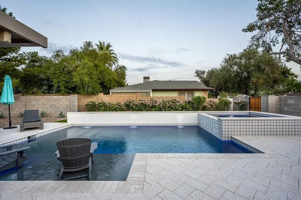 Dos Cacti Outdoor Oasis, Heated Pool, Spa, Bikes, Ev, Bbq スコッツデール